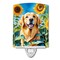 Edge Collections - 6" x 4" - Multicolor - Sunflowers Ceramic Night Light for Nursery Hallway - 1 Piece